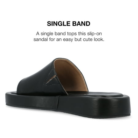 

LXJ Womens Denrie Tru Comfort Foam Slide Flatform Sandals