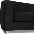 thumbnail image 4 of Meridian Furniture Julian Black Velvet Chaise, 4 of 5