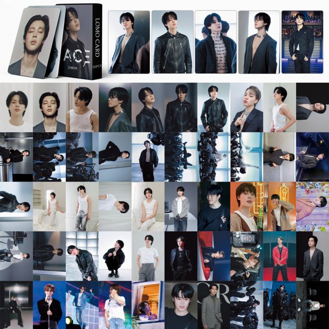 LINXX 55 Pcs BT-S 2023 FESTA 10 Aniversario Álbum Lomo Tarjeta Kpop Fotográfica Postal Todavía Por Venir PROOF GQ DECOKIT Series