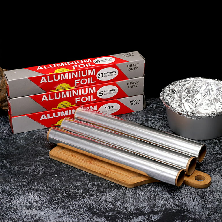 Wrap Food Aluminum Foil Sheets, Barbecue Baking Restaurant Thickened Foil  Paper 