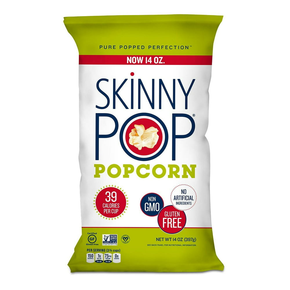 Product of Skinny Pop Popcorn Original 14 oz. Pack of 2