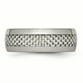 thumbnail image 4 of Titanium Polished w/Grey Carbon Fiber Inlay 8mm Band, 4 of 11