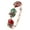 Multi-color, variant on Ayyufe Vintage Rhinestone Branch Red Green Oval Resin Women Bracelet Bangle