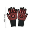 thumbnail image 3 of Par de Guantes para Horno, Guantes de Cocina Resistentes al Calor, Agarradores de Ollas con Agarre de Silicona, 32 cm, para Hornear, Barbacoa, Parrilla., 3 of 6