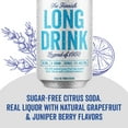 thumbnail image 5 of The Finnish Long Drink Zero Sugar Citrus Soda, 6 pack 355 ml Cans, ABV 5%, 5 of 8
