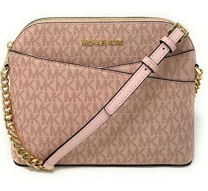 michael kors jet set travel crossbody black