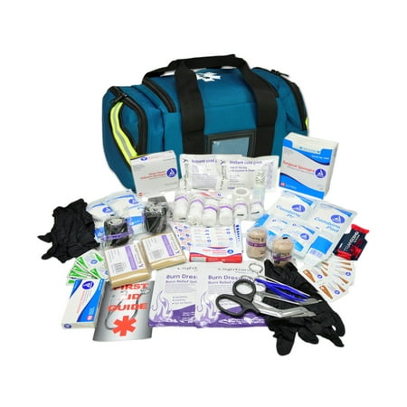 Lightning X Value Compact Medic First Responder EMS/EMT Stocked Trauma Bag w/Standard Fill Kit (Best First Responder Kit)