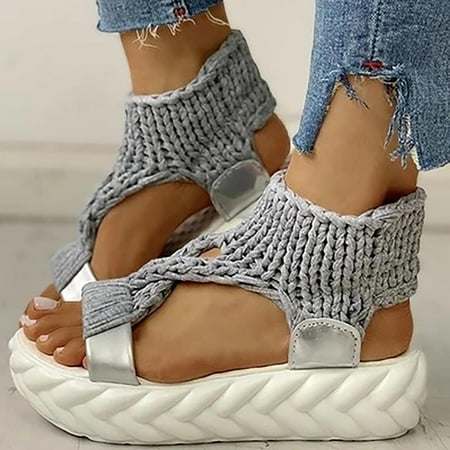 

Sandals Women Ladies Fashion Thick Bottom Sandals Causal Shoes Platform Sandals