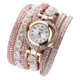 thumbnail image 2 of Reloj de lujo para mujer Sunnimix Brazalete de Reloj analógico Marfil, 2 of 6