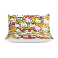thumbnail image 3 of Hello Kitty 3-Piece Comforter Set for Bedroom, Hello Kitty Bedding Set for Kids Adults, Soft Microfiber Duvet Cover Set with Zipper Closure, 1 Duvet Cover + 2 Pillow Covers, 3 of 8