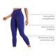 thumbnail image 4 of Pantalones CRZ YOGA Butterluxe Capri de Yoga de Cintura Alta 23" Azul L, 4 of 5