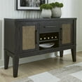 thumbnail image 2 of Signature Design by Ashley Galliden Black & Light Brown Dining Server, 2 of 12