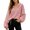 Pink, variant on Women's Hooded Sweatshirt for Women – Cozy V-Neck Long Sleeve Pullover Top with Relaxed Fit# end start#s#This falls under Women's Hoodies & Sweatshirts and presents a versatile V-neck hooded
