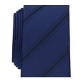 thumbnail image 2 of Alfani Men's Trinity Stripe Slim Necktie Blue, 2 of 3
