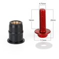 thumbnail image 3 of Motorcycle Wind Screen Shield Alu M5x16mm Screw Bolt Washers kit Red 10 Pack, 3 of 7