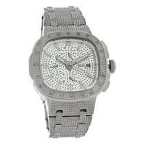 JBW Heist Multifunction Men's Diamonds Stainless Steel Quartz Watch J6380D