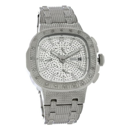 JBW Heist Multifunction Men's Diamonds Stainless Steel Quartz Watch J6380D
