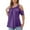 Purple, variant on Women's Plus Size Tops Summer Short Sleeve Round Neck Off The Shoulder Loose Fitting New Arrival Blouse L-5XL