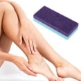thumbnail image 2 of Unique Bargains 1 Pc Two-Color Pumice Stone Foot Scrubber Purple Lake Blue, 2 of 2