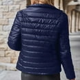 thumbnail image 4 of Wancir Womens Puffer Jacket Quilted Lightweight Stand Collar Zip Up Alternative Down Coat Warm Winter with Pockets, 4 of 4