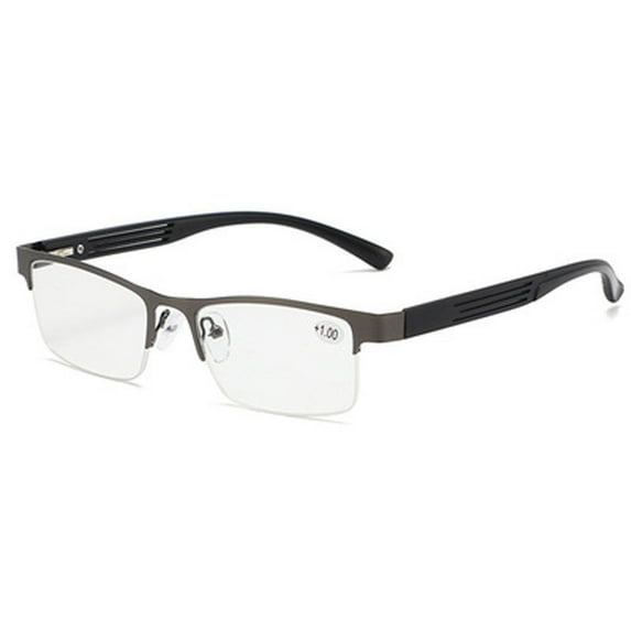 New Super Light Comfortable Universal Presbyopia Fashion Metal Frame Retro GUNMETAL 150 DEGREE