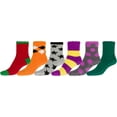 thumbnail image 1 of Sakkas Super Soft Anti-Slip Fuzzy Ankle Socks Value Assorted 6-Pack - 16801-pack5 - 9-11, 1 of 2