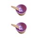 thumbnail image 3 of Ounissouiy Taza de helado para niños Postre para niños Mezcla de helado Tazón de PP con cuchara Vajilla Vajilla, Púrpura Violeta 2piezas Ounissouiy CBP146431, 3 of 6