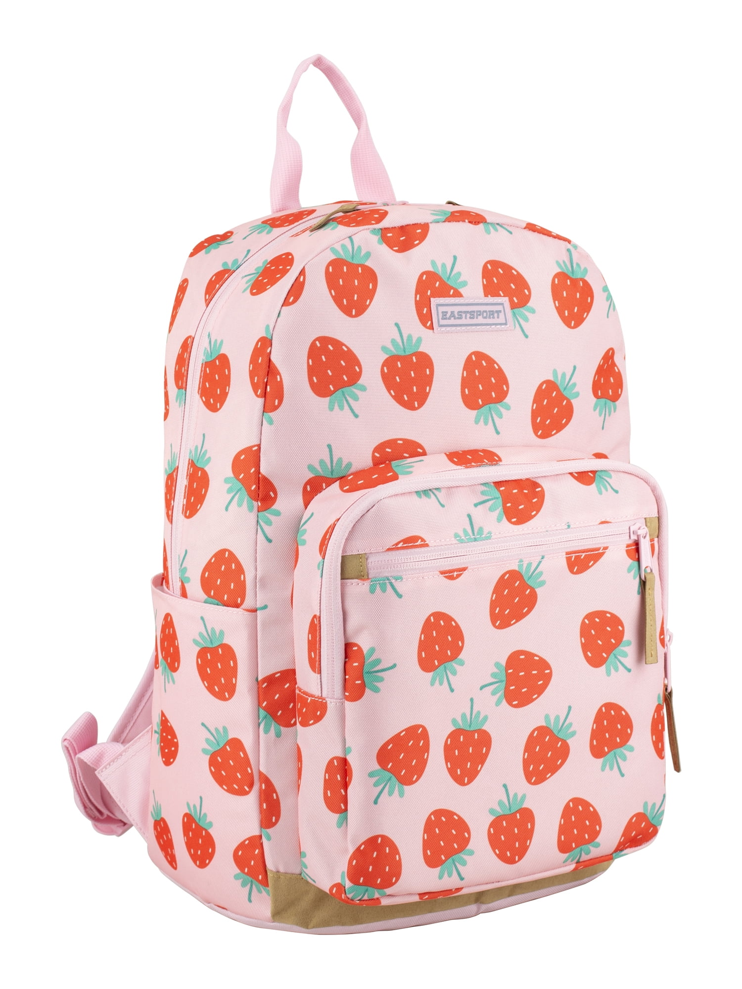 Eastsport Unisex 17" Backpack & Lunch Box 2-Piece Set, Strawberry Dream