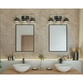thumbnail image 2 of Progress Lighting Bramlett 3-Light Bath & Vanity, Brushed Nickel, Metal Reflector Shades, 2 of 10