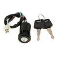 thumbnail image 2 of Miulika 2xMotorcycle Ignition Key Switch for Motor ATV 50CC,110CC, 125CC,150CC , Black, 3 Pcs, 2 of 9