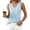 Light Blue, variant on BTFBM Womens Tank Tops Summer Eyelet Crossed V Neck Sleeveless Casual Loose Fit Basic Spring Top Vacation Outfits