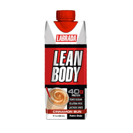 Lean Body Cinnamon Bun, 17oz, 12pk