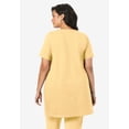 thumbnail image 4 of Roaman's Women's Plus Size Two Pocket Soft Knit Swing Tunic, 4 of 6