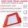 thumbnail image 3 of Food Preservation Trays,Reusable Food Storage Tray,2025 Latest Stackable Food Trays with Stretch Cover for Various Foods, 3 of 7