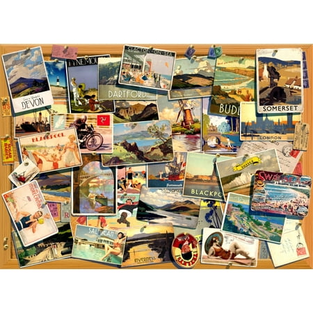 24 Art Postcards - Postcards Rolled Canvas Art - Andrew Farley (24 x 18)
