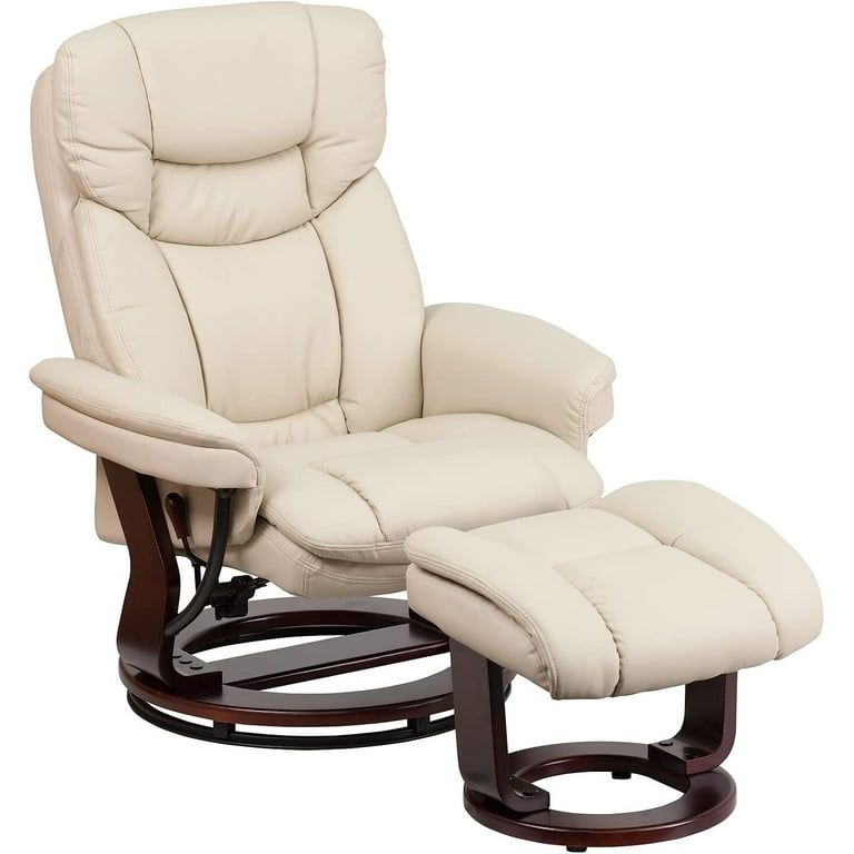 Argos Home Santos Recliner Chair With Footstool Ivory By 45 OFF