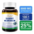 thumbnail image 4 of Lovita Bilberry Extract 6000mg, 25% Anthocyanins, 60 Capsules (Pack of 3), 4 of 5