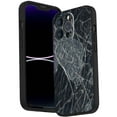 thumbnail image 1 of Compatible with iPhone 14 Pro Phone Case, Dark-Marble-214 Case Silicone Protective for Teen Girl Boy Case for iPhone 14 Pro, 1 of 1
