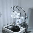 thumbnail image 1 of Lámpara de noche con forma de luna | Lámpara LED de mesita de noche con control táctil | Esfera iluminada 3D para la decoración del dormitorio, 1 of 2