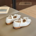 thumbnail image 6 of kamemir Girls Mary Jane Ballerina Flat Dress Shoes(White,2.5), 6 of 6