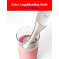 thumbnail image 4 of Betty Crocker 2-Speed Corded Electric Hand Blender with Beaker, Chopper, and Whisk (White), BC-4306W, 4 of 6