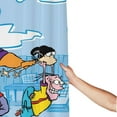 thumbnail image 3 of Ed Edd n Eddy Shower Curtain, Bathroom Bathtub Decor Curtain for Girls Boys Kids, Waterproof Fabric Bath Curtain with 12 Hooks 60x72 Inches Iron, 3 of 8