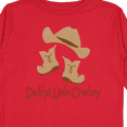 thumbnail image 4 of Inktastic Daddy's Little Cowboy Boys Long Sleeve Toddler T-Shirt, 4 of 5