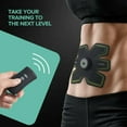 thumbnail image 3 of Koramzi Abdominal Muscle Toning Belt For Men and Women with Remote Control (Black) - New, 3 of 7