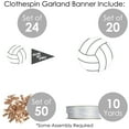 thumbnail image 5 of Big Dot of Happiness Bump, Set, Spike - Volleyball - Baby Shower or Birthday Party DIY Decorations - Clothespin Garland Banner - 44 Pieces, 5 of 7