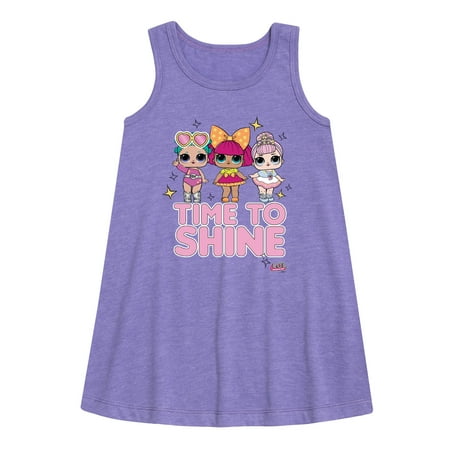 

LOL Surprise! Dolls - Time to Shine - Toddler & Youth Girls A-line Dress