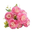 thumbnail image 2 of Peonies Artificial Flowers, Lifelike Fake Peonies with Stems for Home Table Centerpieces, Wedding, Party & DIY Bridal Floral Arrangements, Champagne Pink, 2 of 4