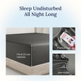 thumbnail image 4 of King Size Fitted Sheet Cotton Thread Count Sateen Deep Pockets Durable Fitted Sheet Only (King ), 4 of 8
