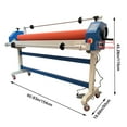 thumbnail image 2 of INTBUYING 51 Inch Electric/Manual Cold Laminating Machine with Film Release Rod 110V, 2 of 12