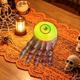 thumbnail image 6 of Tryvkinvive Halloween Eyeball Skeleton Hand Light,Glowing Horror Hand Figurine for Halloween Decorations,Scary Tabletop Ornament for Indoor Party Haunted House Decor, 6 of 10